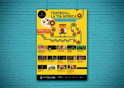 Campaña de publicidad – Teatro del Títere – La Tía Norica (Enero – Mayo 2018)