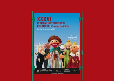Diseño de campaña publicitaria – XXXVI Festival Internacional del Títere “Ciudad de Cádiz”