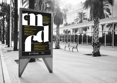 Campaña de publicidad – Ciclo de música – Manuel de Falla 2018