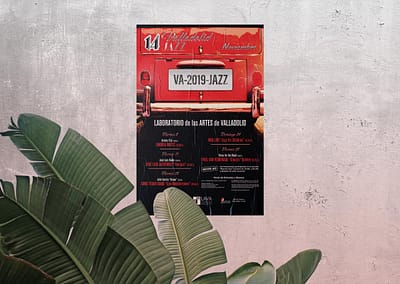 Diseño publicitario – Festival 14º Jazz Valladolid 2019