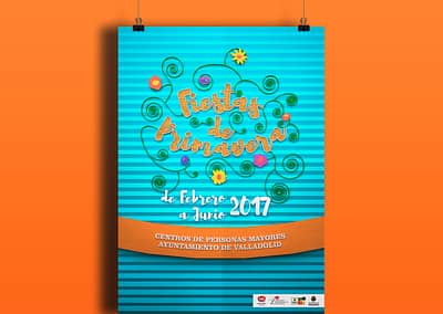 Propuesta campaña de publicidad de Fiestas de Primavera Centro de Mayores (Valladolid) (2018)