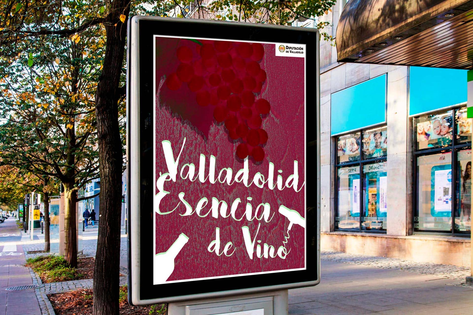 OPI exterior - Campaña de publicidad - Valladolid Esencia de Vino