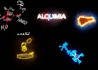 Motion graphics – Proyecciones holográficas Restaurante Alquimia