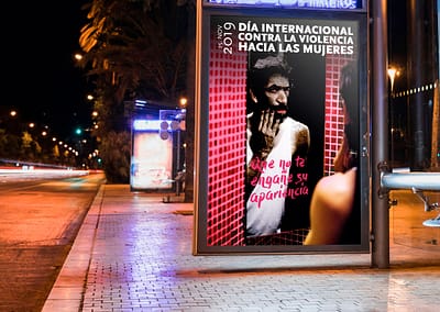Propuesta de imagen de campaña – Día Internacional contra la Violencia hacia las Mujeres 2019 (Valladolid)