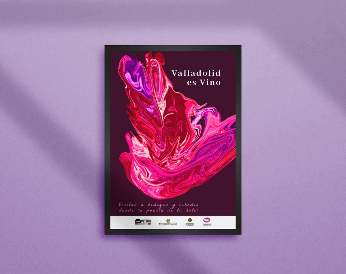 Cartel - Imagen de campaña - Valladolid es Vino 2019