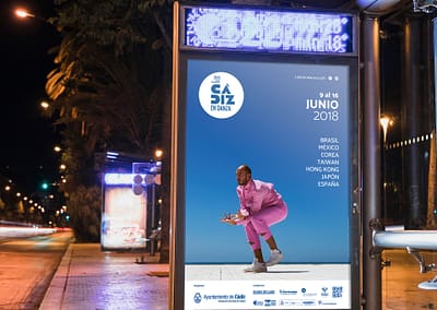 Campaña de publicidad – XVII Festival Internacional Cádiz en Danza