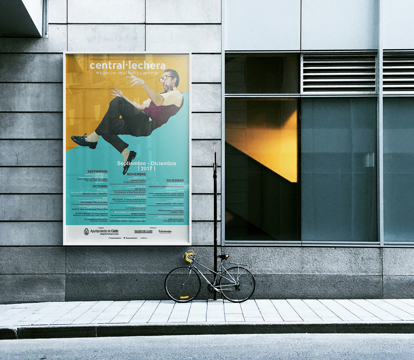 Cartel - Campaña de publicidad - Sala Central Lechera (Septiembre-Diciembre 2017)